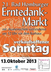 Erntedankmarkt 2013 Plakat